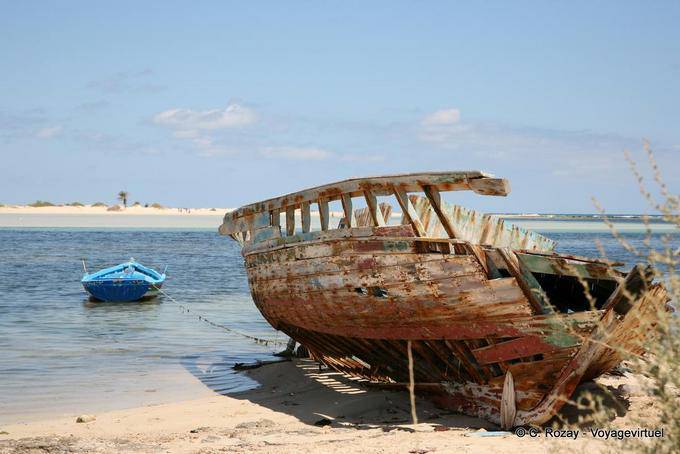 Wreck to the beach Seguia, Djerba - Tunisia
