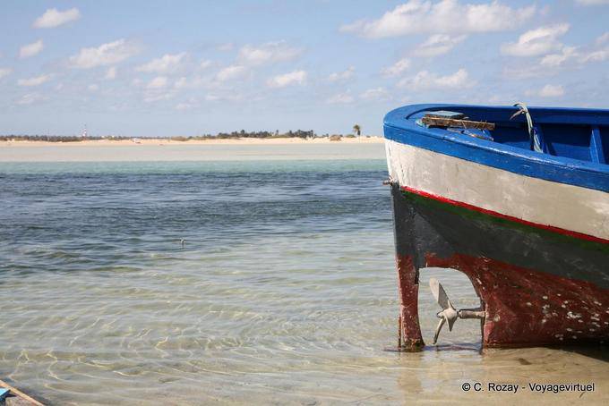 Boat propeller, beach Seguia, Djerba - Tunisia