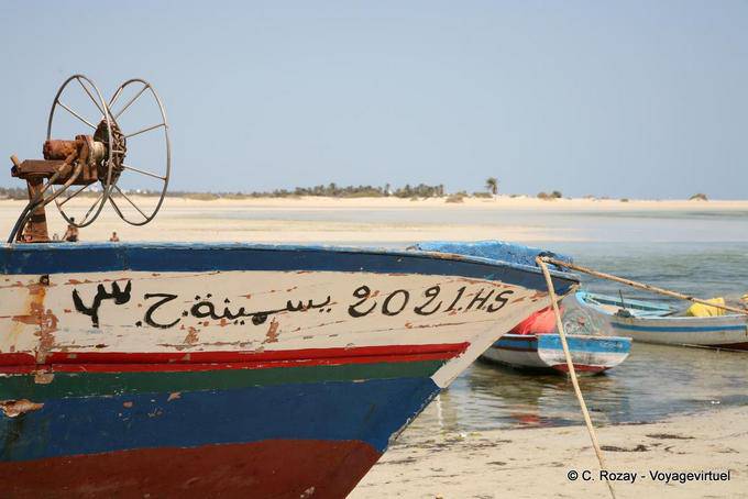 Fishing boat, Seguia, Djerba - Tunisia