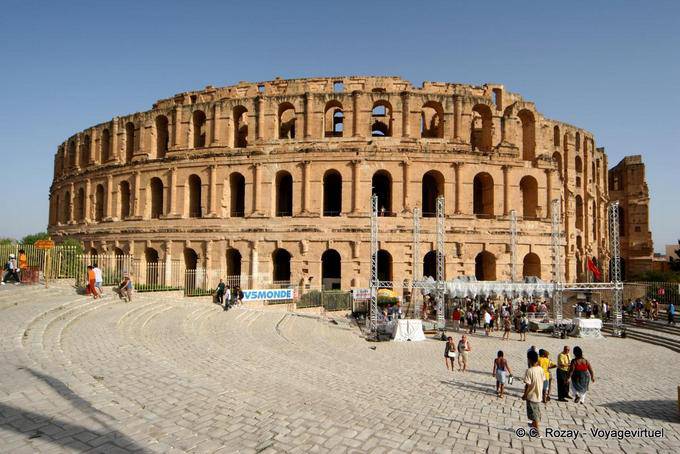 The Ksar Kahena, monument of El Jem - Tunisia