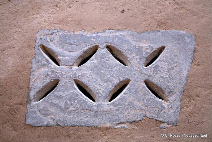 Basement window, exterior view from the arena, Amphitheatre of El Jem - Tunisia