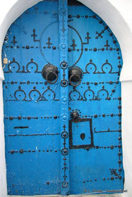 Kairouan, door fittings, Medina - Tunisia