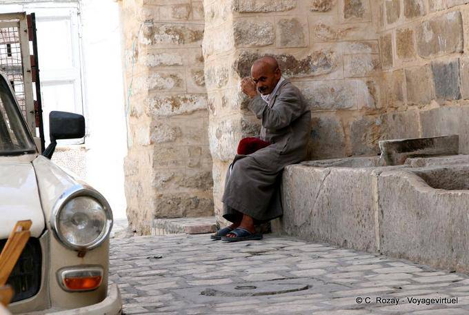 Antique fountain at Bir Barouta, Kairouan - Tunisia