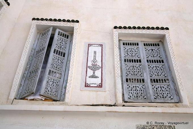 Perforated shutters, Kairouan - Tunisia