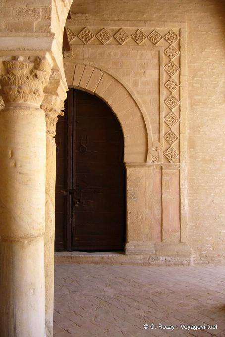 Architectural detail, Oqba Ibn Nafaa Mosque, Kairouan - Tunisia