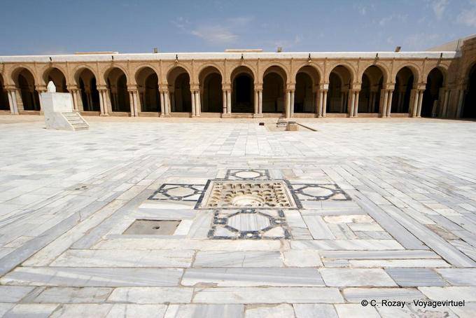 Rainwater collector, Jamaa Sidi Oqba Mosque, Kairouan - Tunisia