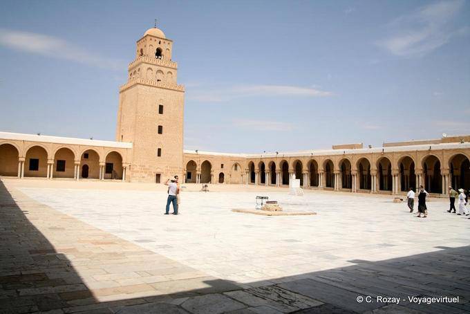View of the Sidi Oqba Mosque, Kairouan - Tunisia