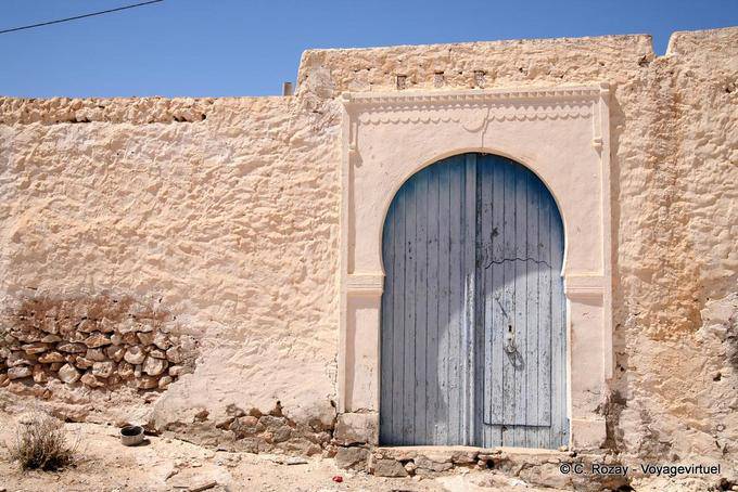 El Abassia, typical door constructions Kerkennah - Tunisia