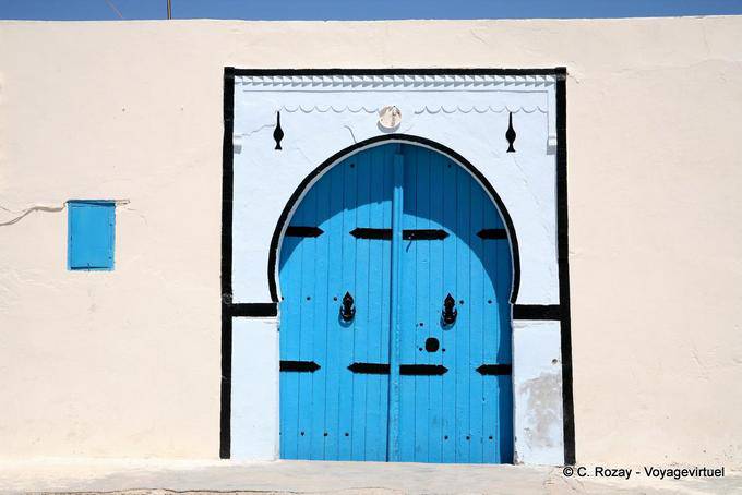 Renovated traditional gate, El Abassia Islands Kerkennah - Tunisia
