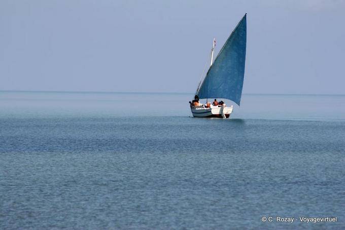 Latin sailing, Ouled Kacem, Kerkennah Islands - Tunisia