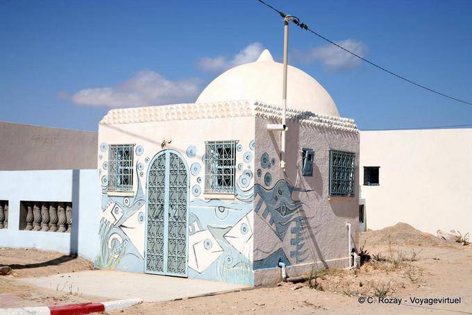 Daubed old marabout, Ouled Yaneg, Kerkennah - Tunisia