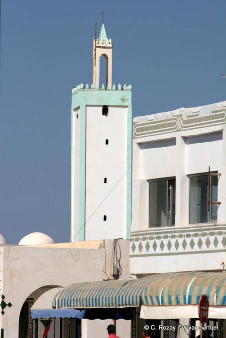 Minaret behind the Archipelago, Remla, Kerkennah - Tunisia