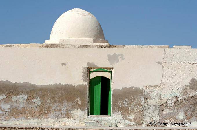 Outside of a marabout, Remla, Kerkennah - Tunisia
