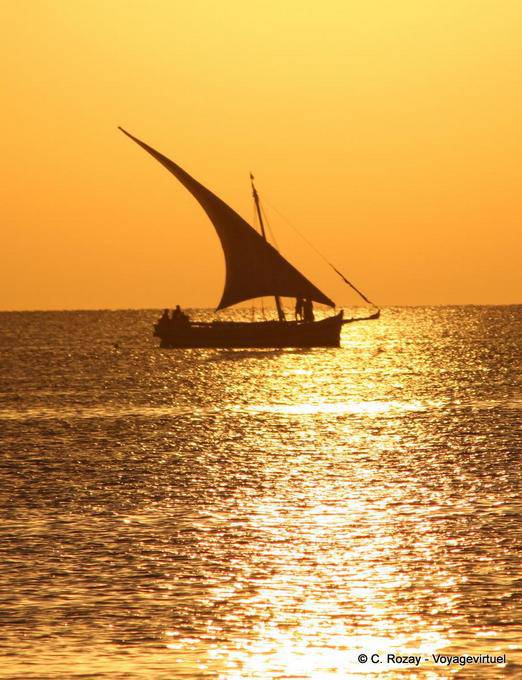 Fishing at sunset, Sidi Frej, Kerkennah - Tunisia