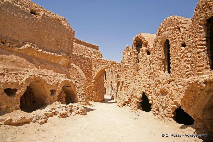 Ruins of the village Ksar Haddada - Tunisia