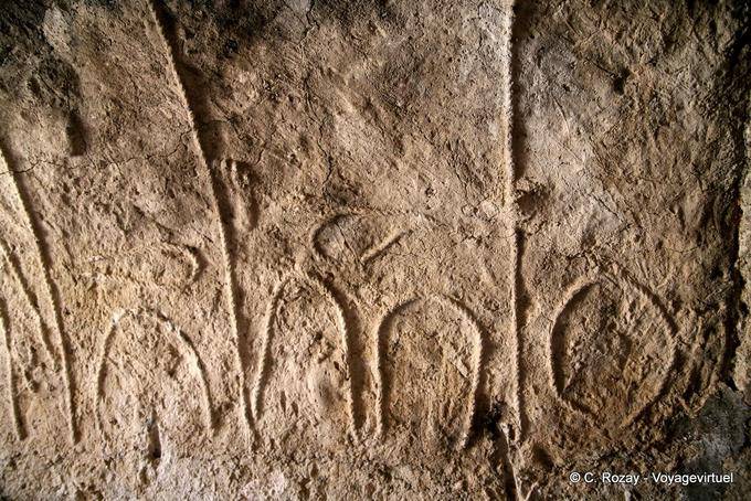 Designs in wall Ksar Jumaa - Tunisia