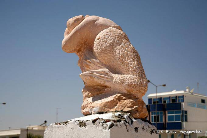 Stone mermaid Mahares - Tunisia