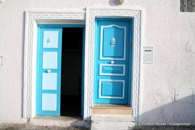 Double house entrance in the former Aphrodisium, Mahdia - Tunisia