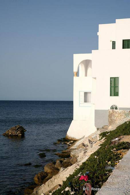 Houses waterfront Avenue of January 14, Mahdia - Tunisia