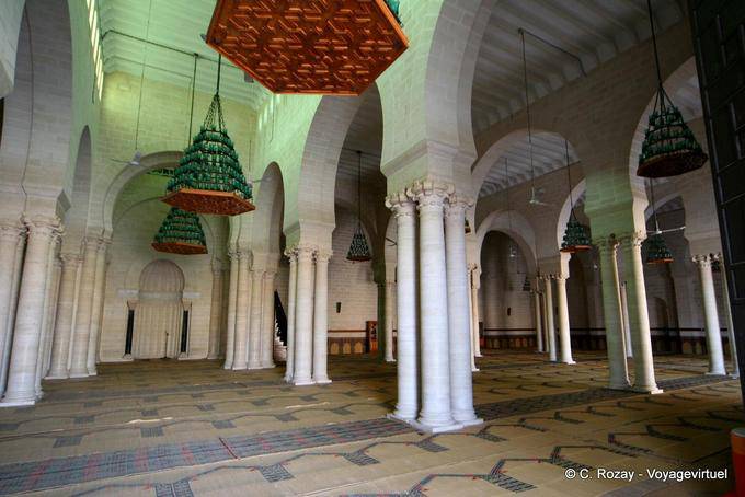 Another view Prayer Room, Grand Mosque, Mahdia - Tunisia