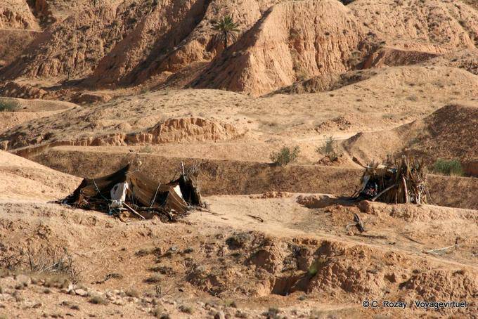 Tent and Bedouin camp near Matmata - Tunisia