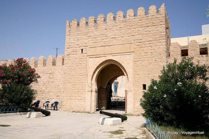 One of the front doors in the medina, Monastir - Tunisia