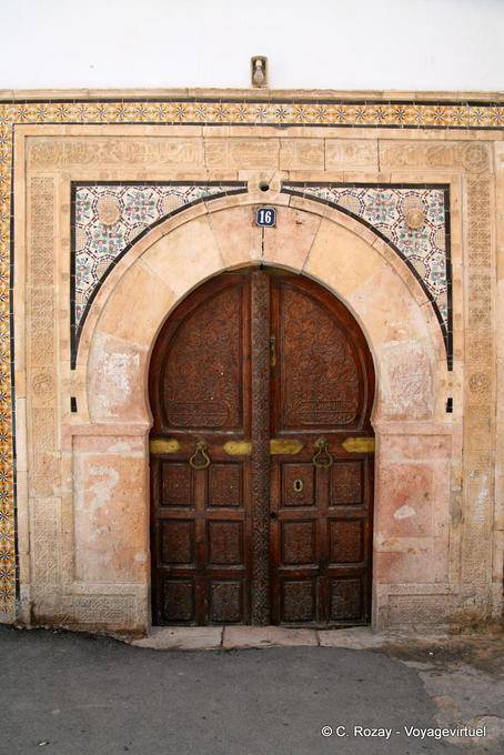 Sfax door richly decorated Sfax - Tunisia
