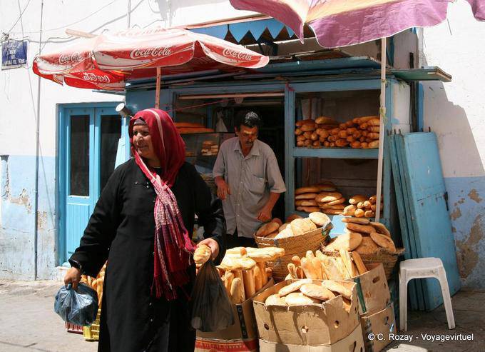 Typical bakery in the medina of Sfax - Tunisia