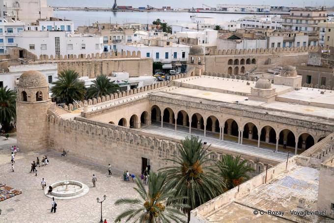 Sousse, the Great Mosque view from the tower of the Ribat - Tunisia