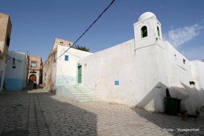 Cobbled climb in the medina, Sousse - Tunisia