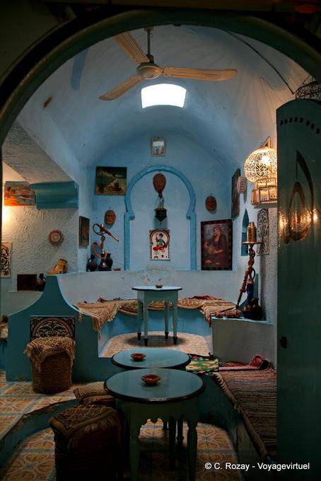 Inside a cafe Sousse medina - Tunisia