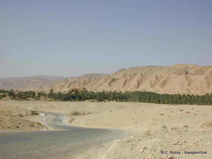 Arrival of the oasis, Tozeur Nefta - Tunisia