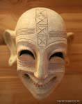 Bardo Museum, Punic grinning mask, Tunisia.