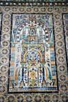 Bardo Museum, wall tiles Arabists, Tunisia.