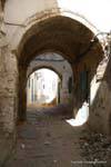 Bizerte, under the arcades of the medina, Tunisia.