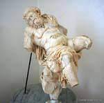 Dismembered statue from Roman times, Carthage Byrsa National Museum, Tunisia.