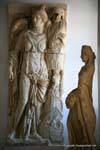 National Museum of Carthage, bas relief of Victory (second century AD. AD), Tunisia.