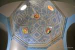 Carthage, Saint Louis Cathedral, arabesques of a blue dome, Tunisia.