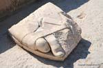 Carthage, archaeological site, marble giant toes, Tunisia.