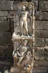 Dougga, sculpture on the square of the Rose of the Winds, Tunisia.