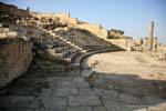 Dougga, auditorium or cultural theater, Tunisia.