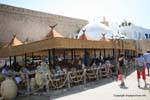 Hammamet, covered bar behind the ramparts, Tunisia.