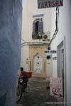 Hammamet, mix of styles in an alley in the medina, Tunisia.