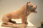 Lion terracotta sculpture, Archaeological Museum Kerkuane, Tunisia.