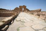 Sbeïtla, Arch of Antoninus Pius, Decumanus, Tunisia.