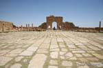 Sbeïtla, Capitol, the Central Forum, Tunisia.