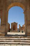 Sbeïtla, Capitol, the Temple of Juno, Tunisia.