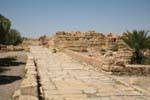 Sbeïtla, paved path from the archaeological site, Tunisia.