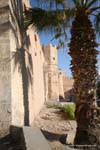 Sfax, polygonal tower walls, Tunisia.
