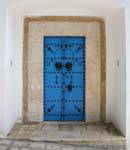 Sidi Bou Said Typical old door frame, Tunisia.